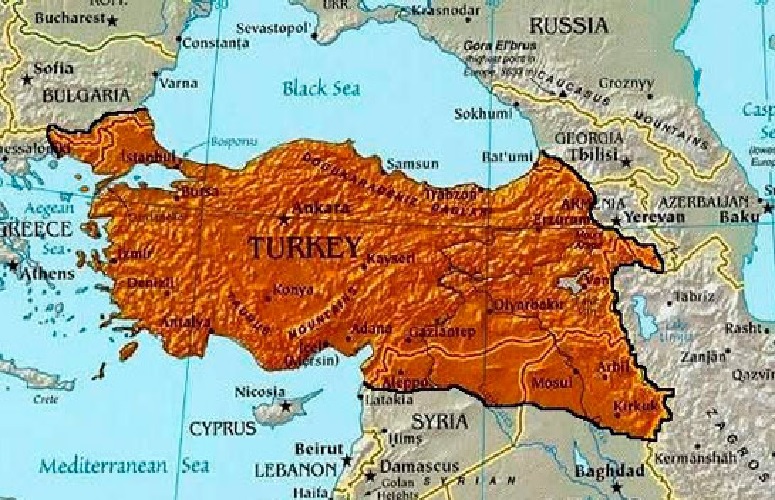 New Textbook Maps of Turkey