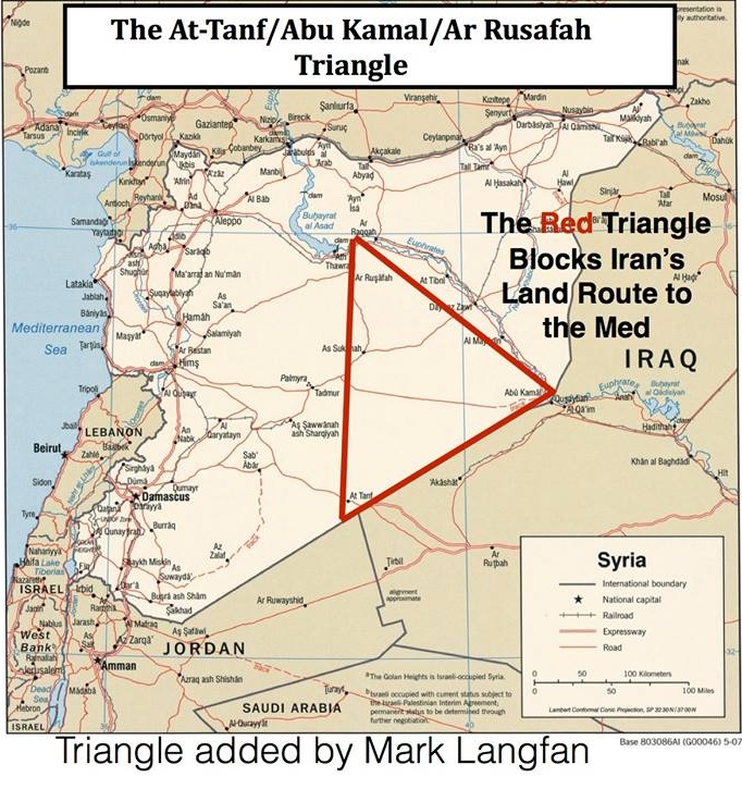 Syrian Triangle as Reported by Mark Langfan