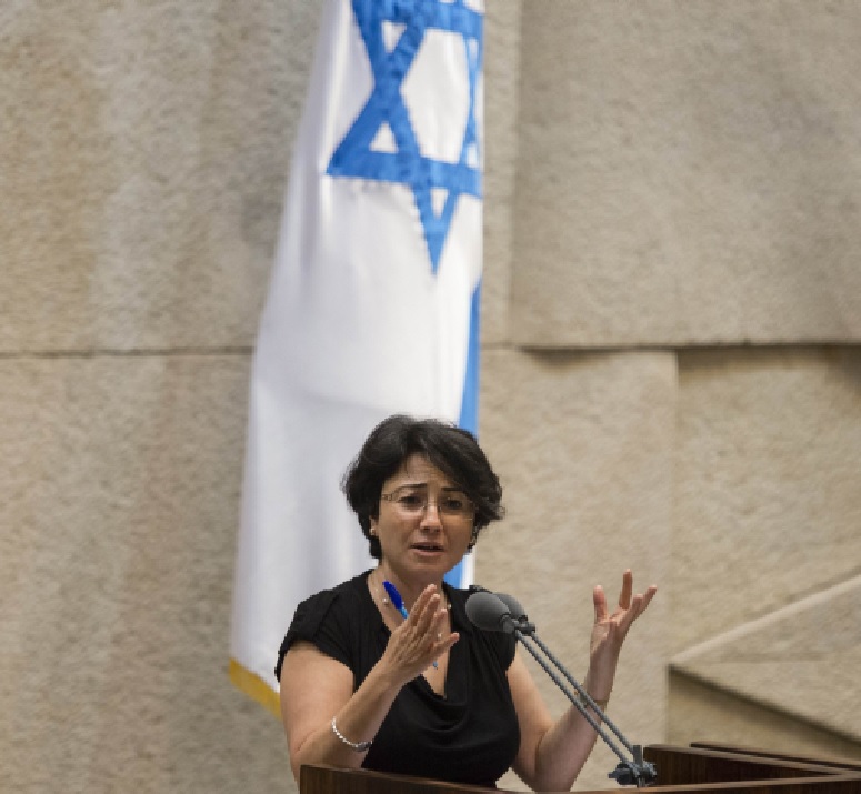 Anti-Zionist and pro-Palestinian and Islamist-Christian Knesset Minister Hanin Zoabi